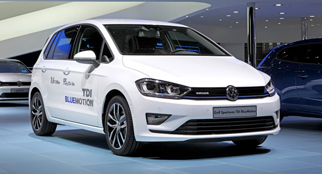  VW Says Golf Sportsvan TDI BlueMotion is the Most Frugal Compact MPV with 3.6L/100 KM