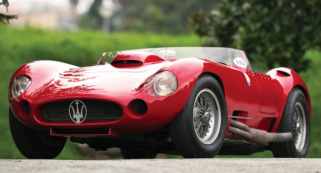  Maserati 450S Driven by Stirling Moss in 1956 Mille Miglia Could Sell for at Least €4 Million