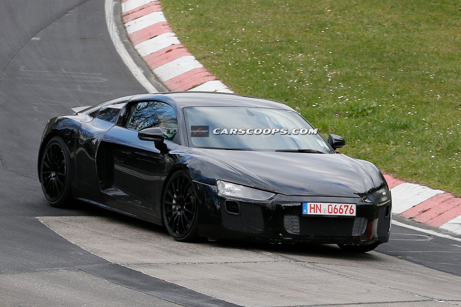 Scoop: New Audi R8 Shakes Off Most of its Camouflage on the 'Ring ...