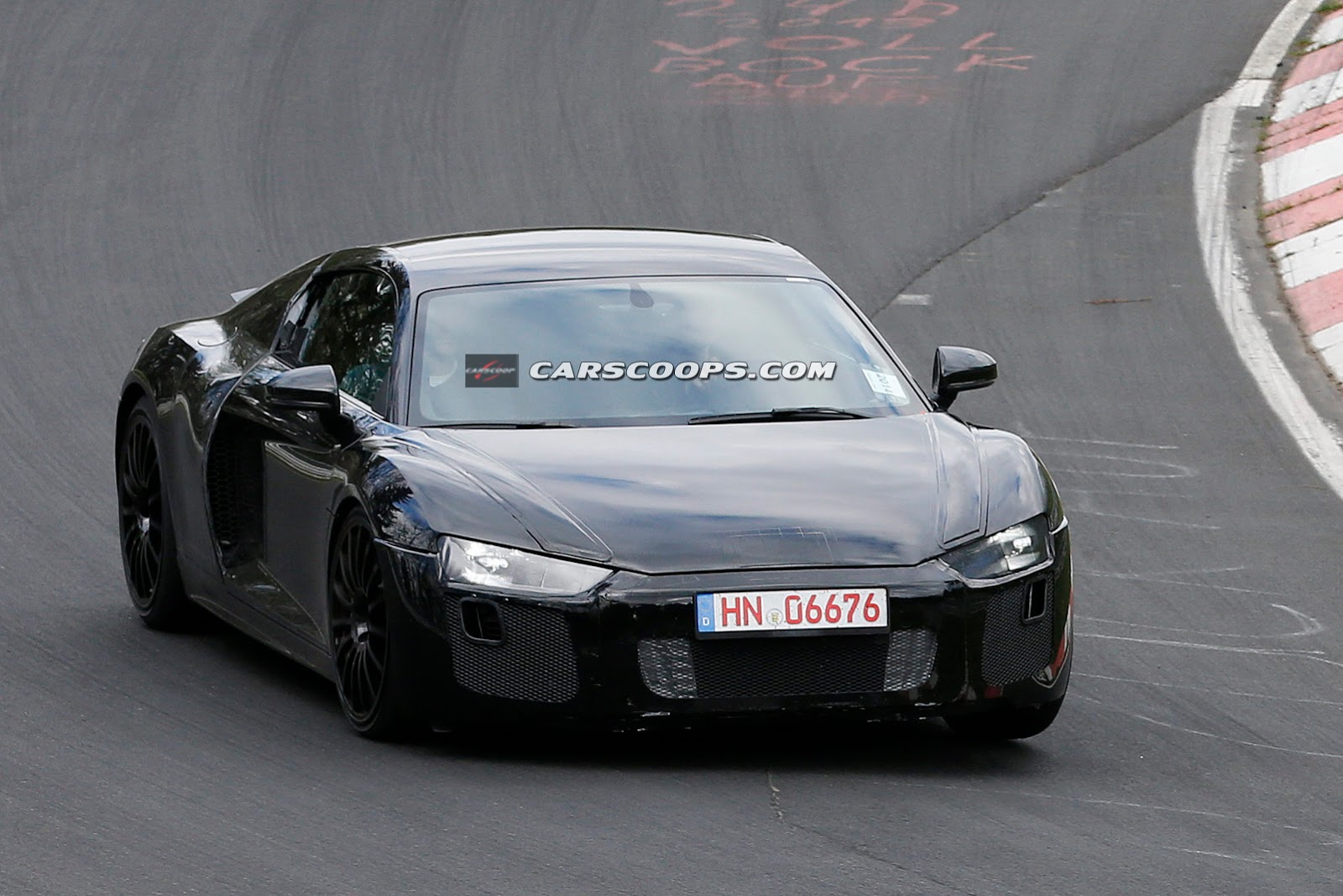 Scoop: New Audi R8 Shakes Off Most of its Camouflage on the 'Ring ...