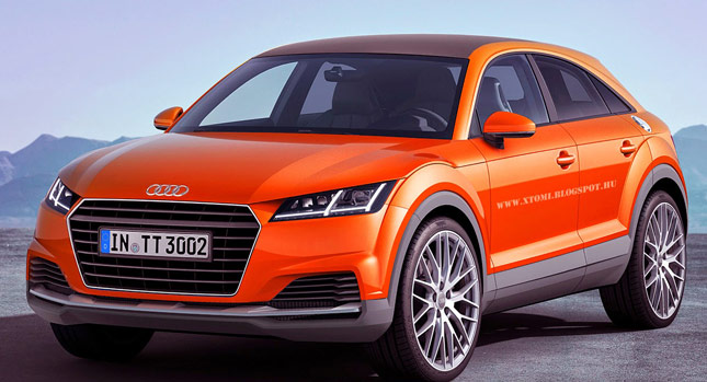  All it Takes is New Headlights for Audi TT SUV to Look Production-Ready