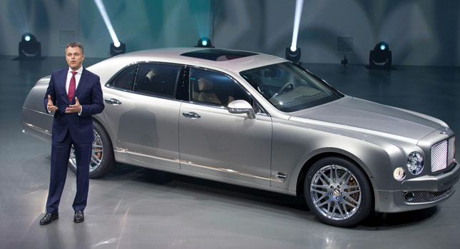  Bentley Debuts its First Hybrid Model with Mulsanne Concept in Beijing