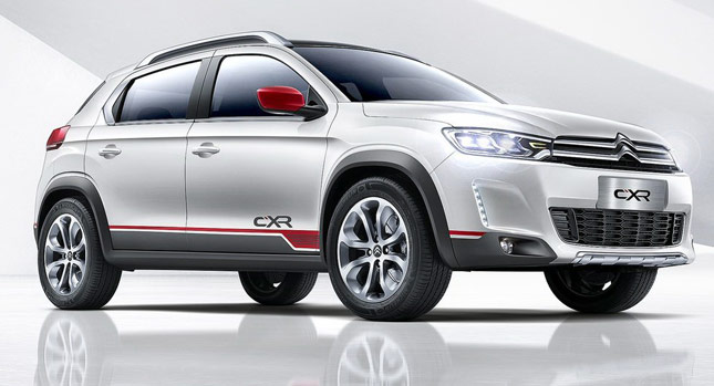  Citroen C-XR Crossover Concept Debuts in Beijing, Rivals Peugeot 2008