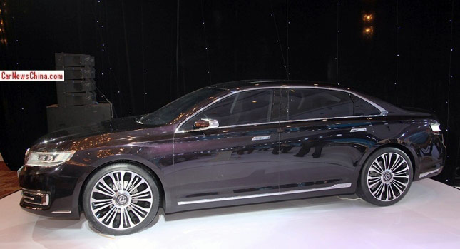  Dongfeng Number 1 Concept is a Sober Sedan on Citroen C6 Underpinnings