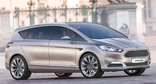  Ford Gives the Vignale Treatment to S-MAX Concept, Arrives in 2015 [w/Videos]