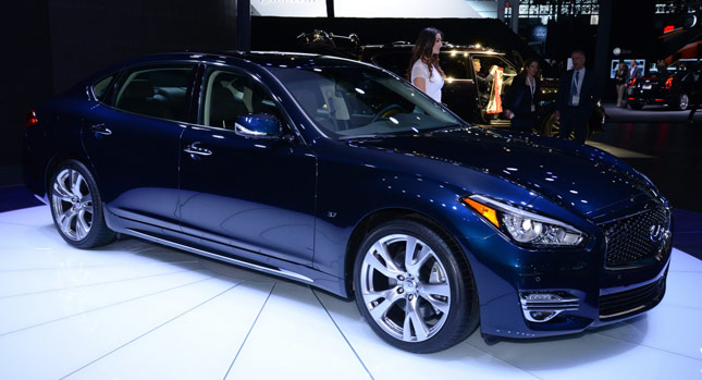  2015 Infiniti Q70 Receives Updated Styling, Long-Wheelbase Variant in NY