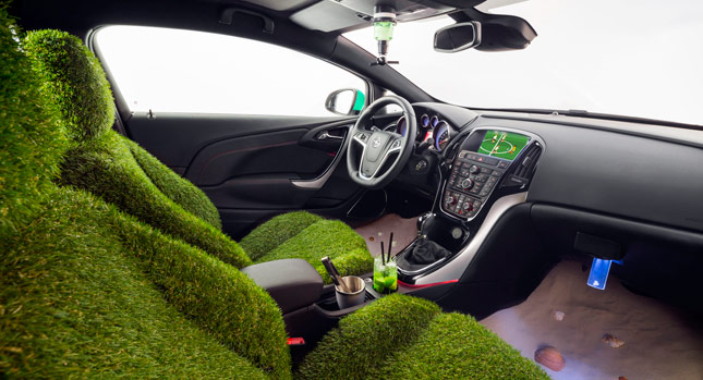  Opel Astra Copacabana Comes with…Grass Upholstery from Maracana Stadium [w/Video]