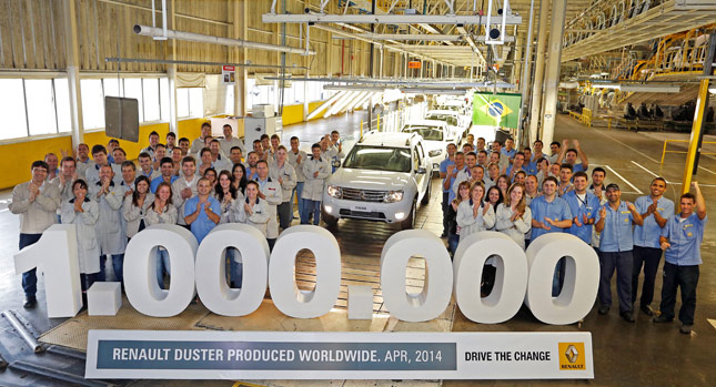  Renault Builds 1 Millionth Duster Four Years Since Launch