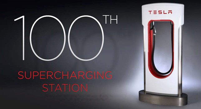  Tesla Opens its 100th Supercharger Station in New Jersey