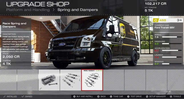  Ford Transit Turned Into a UPS-Branded 1,000HP Drift Van in Forza 5 [w/Video]