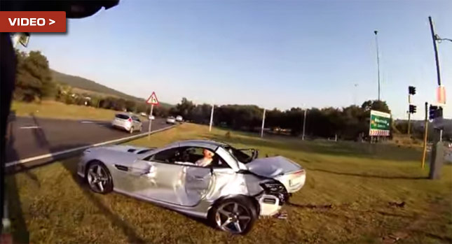  Speedy Coke Trucker Takes Out a Mercedes SLK 55 AMG in South Africa