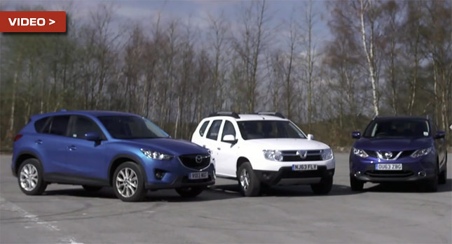  CarBuyer Compares Nissan Qashqai, Mazda CX-5 and Dacia Duster, Guess Which Car Won