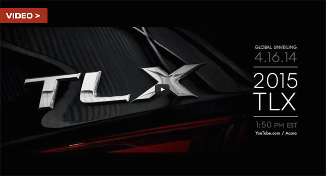  Watch 2015 Acura TLX Unveiling Here at 1:50 PM EST [Plus First TV Spots]