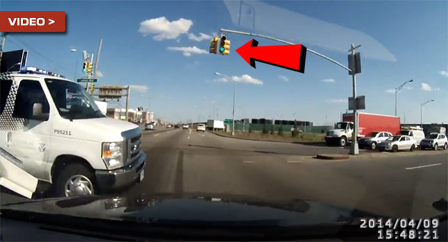  NY Border Protection Agents Say This Guy Ran a Red Light, Dashcam Says Otherwise…