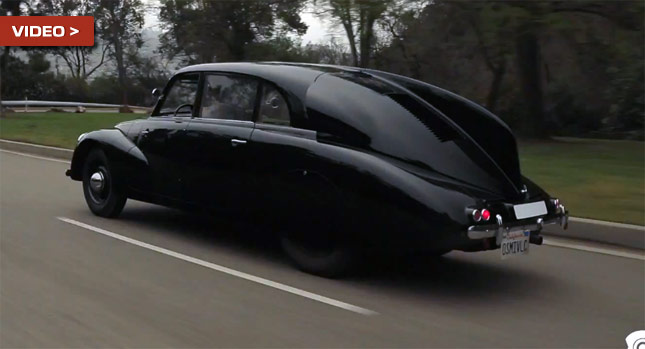  1941 Tatra T87 is an Odd Sight on L.A. Streets
