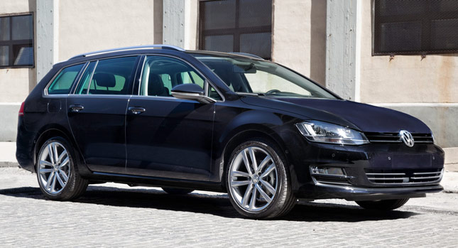  New VW Golf SportWagen Debuts with AWD and 150HP Diesel in New York