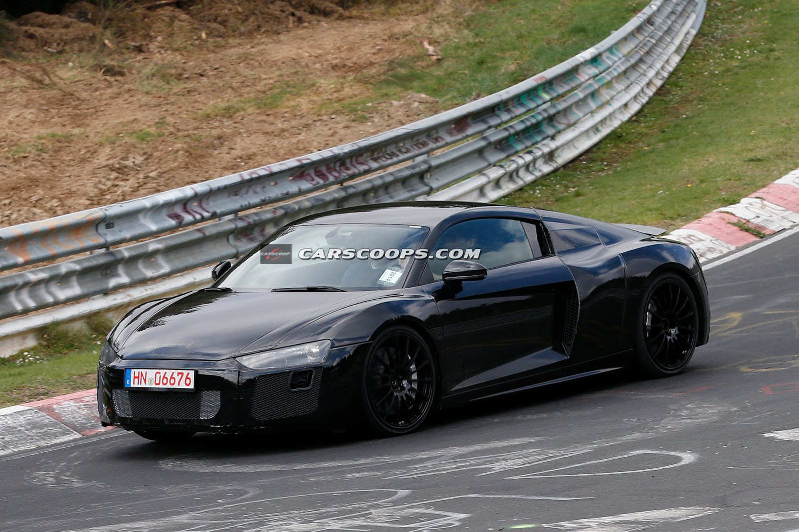 Scoop: New Audi R8 Shakes Off Most of its Camouflage on the 'Ring ...