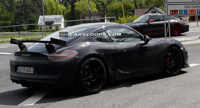  New Porsche Cayman GT4 in a Fresh Batch of Spy Photos and Video