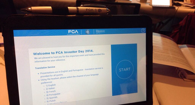  Fiat and Chrysler to Reporters: "This Tablet is Our Gift to You"