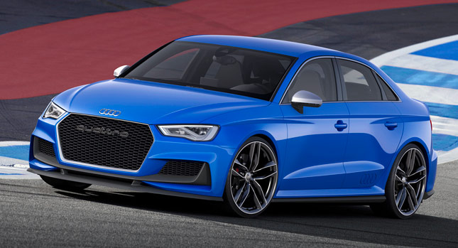  Audi's 518HP A3 Clubsport Quattro Concept for Wörthersee May Preview RS3 Sedan
