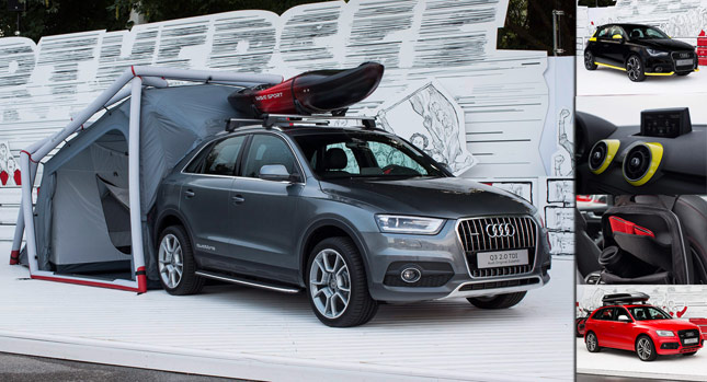  Audi Brings Out Q3 Camping Tent Concept and Customized SQ5 and A1 at Wörthersee