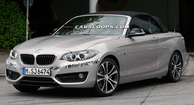  New BMW 2-Series Convertible Spied Almost Completely Undisguised