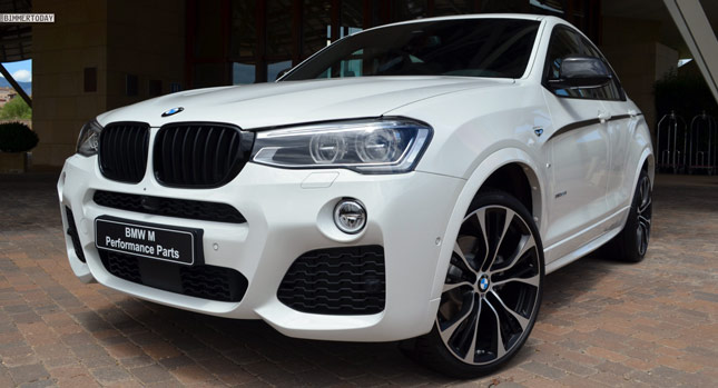  First Photos of New BMW X4 Dressed with M Performance Parts