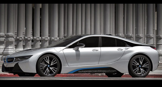  How About a BMW i8 Gran Coupe to Rival the Tesla Model S?