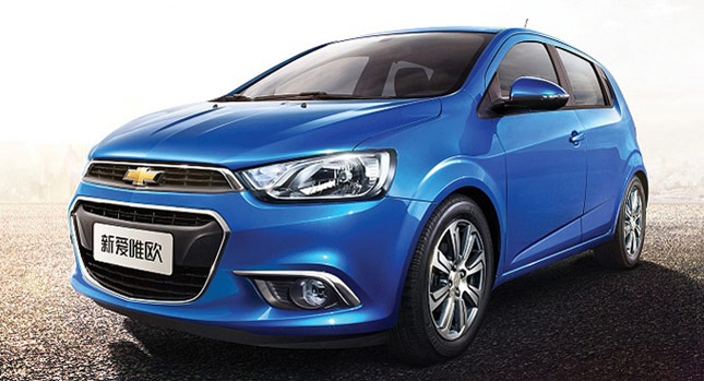  Chevrolet Aveo Hatchback and Sedan Get a New Face in China