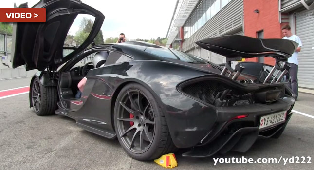  Pure Audio and Video of the McLaren P1 Flat Out around Spa