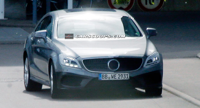  Mercedes-Benz' Facelifted CLS and M-Class Play Peekaboo with our Spies