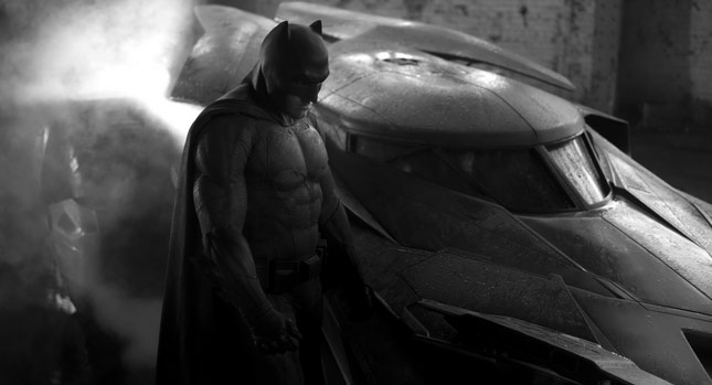  Here's Batffleck and his New Batmobile from Batman vs. Superman Movie