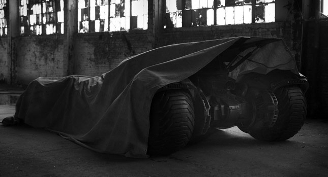  This is the New Batmobile from Batman vs. Superman