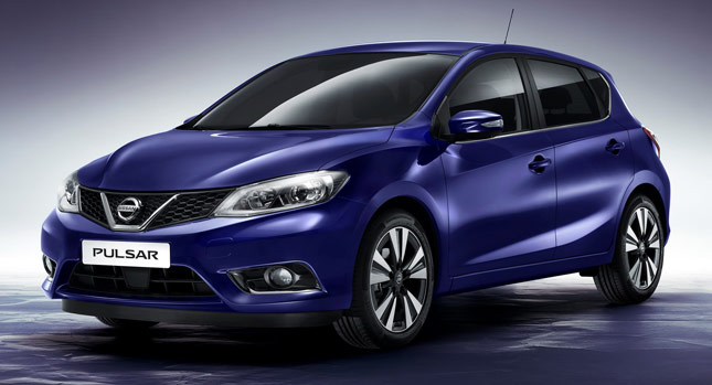  Nissan Reveals New Pulsar Compact Hatch to Fight Focus, Megane and Golf