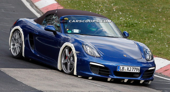  Porsche Scooped Testing 4-Cylinder Boxster or Something Else?