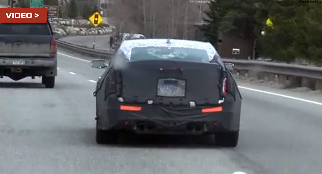  New Cadillac ATS-V Coupe Possibly Spied on Film