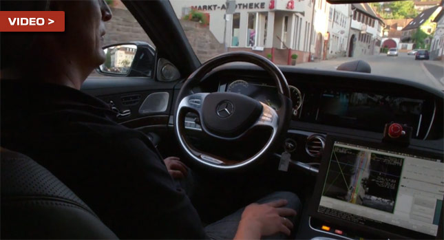  Mercedes Shows What the S 500 Intelligent Drive Autonomous Prototype Can Do