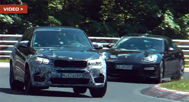  Watch BMW Thrash a Couple of 2015 X6Ms Around the 'Ring