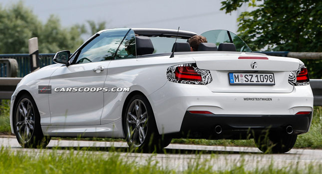  Spy Shots: New BMW 2-Series Convertible Leaves Little to the Imagination