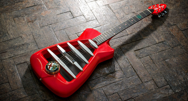  Alfa Romeo-Inspired Harrison Custom Guitar will Cost You £4,000