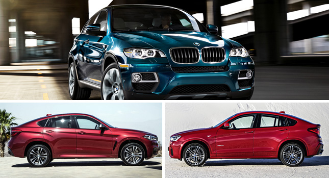  BMW's X-Files: Old X6 vs. New X6 vs. X4