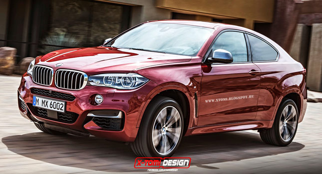  New BMW X6 Conceptualized as an X6M and X6 Three Door