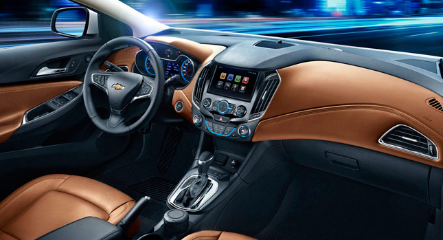  Second-Generation 2015 Chevrolet Cruze Reveals its New Interior in China