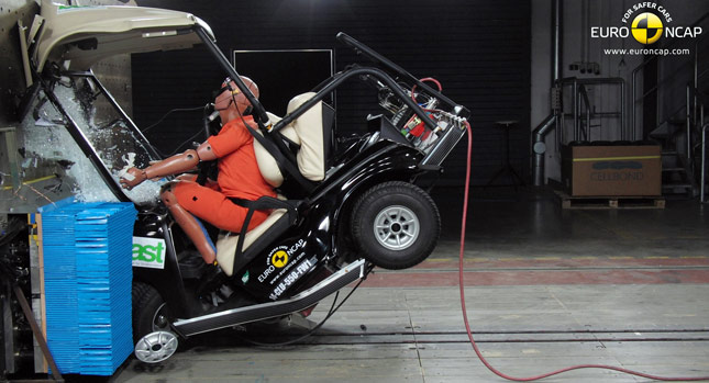  Wow…Just Look at What Happened to These Dummies at Euro NCAP’s Quadricycle Safety Test