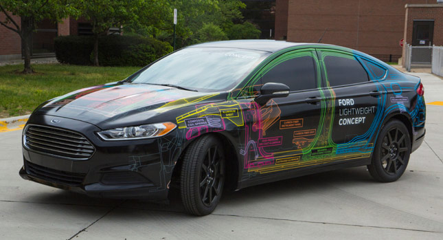  Ford's Lightweight Fusion Prototype Weighs as Much as a Fiesta [w/Video]