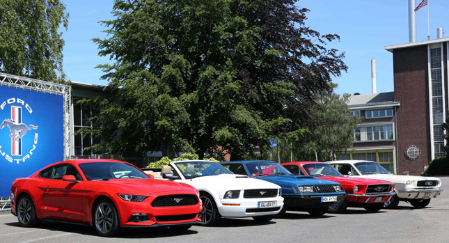  More than 750 Pony Cars Attend Europe’s Biggest Ever Mustang Gathering [w/Video]