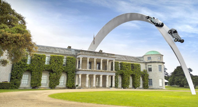 Mercedes Builds Most Elaborate Goodwood Sculpture Ever to Celebrate Itself