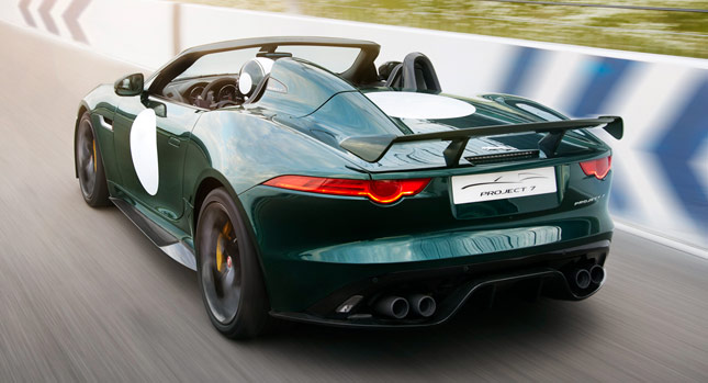  Jaguar Reveals Production 567HP F-Type Project 7, Heads to Goodwood [w/Video]