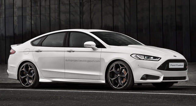  Ford Fusion / Mondeo Given ST Twist via Conceptual Rendering