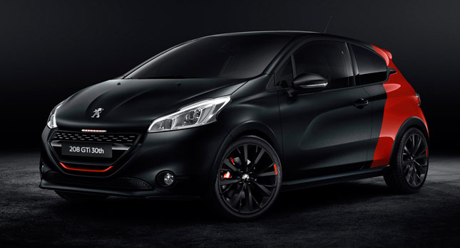  Peugeot Previews 208 30th Anniversary Model with 208 HP and LSD